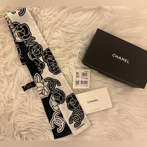 Chanel silk scarf